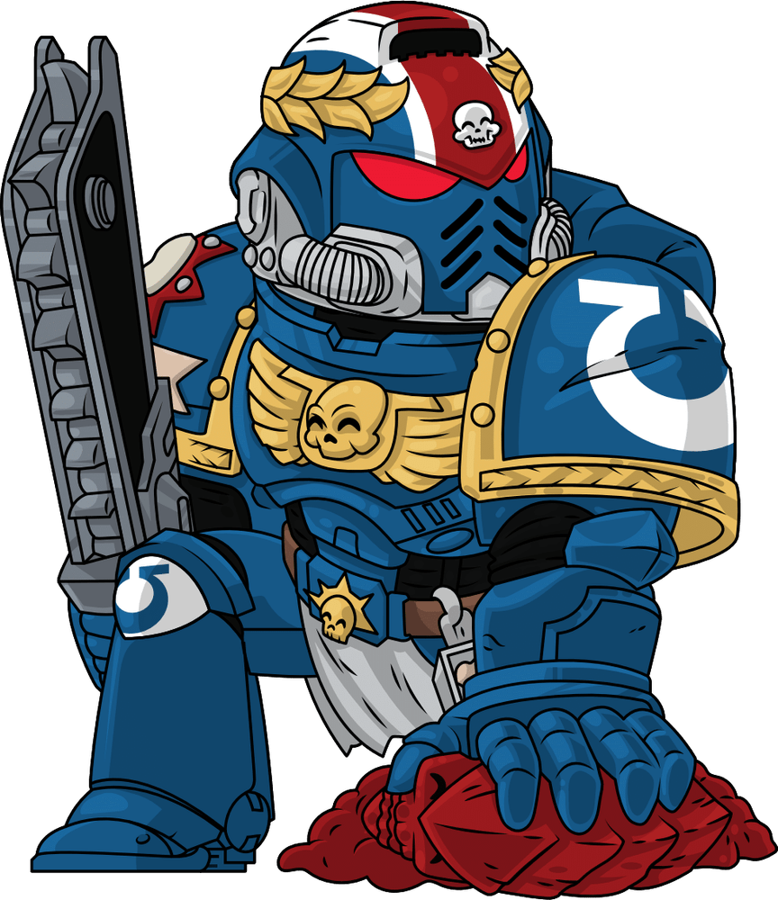 Youtooz Space Marine 2 - Ultramarines Titus