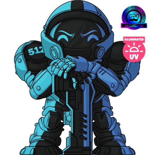 Youtooz x Shopville StarCraft Illuminated Terran Vinyl Figure #7 (LE 500)