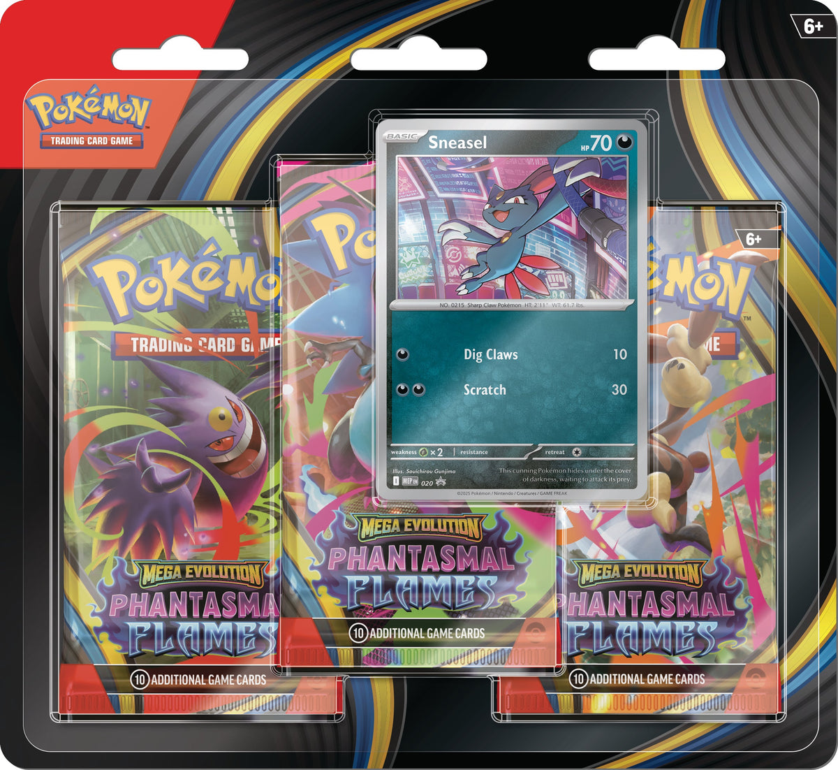 Pokémon: Phantasmal Flames 3-Pack Blister