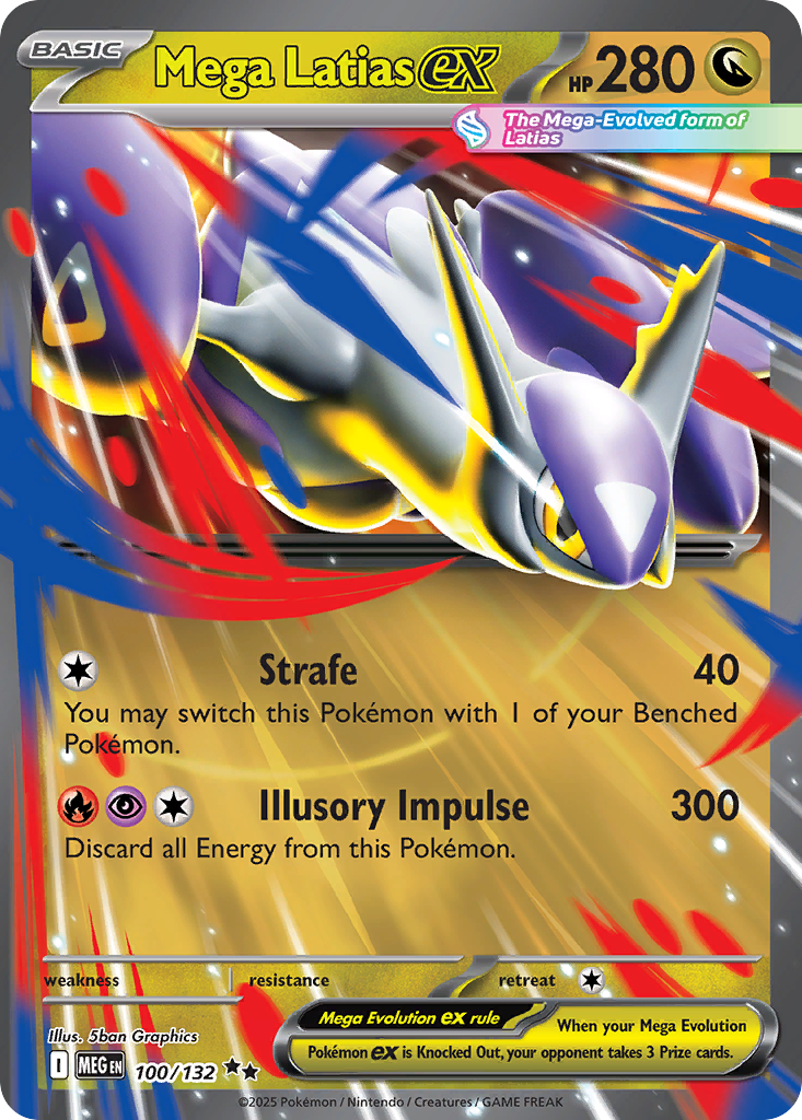 Pokémon Mega Latias ex #100 Mega Evolution PSA 10