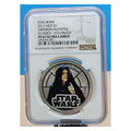 Niue Star Wars Emperor Palpatine Darth Sidious $1 Silvered Coin NGC PF67 Ultra Cameo