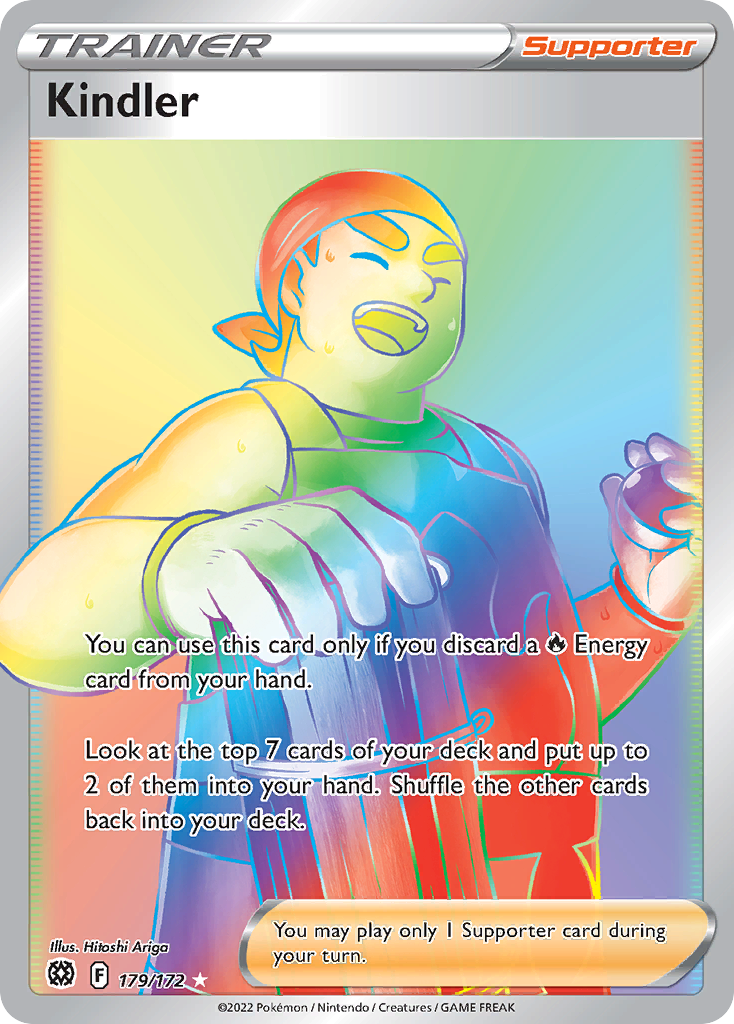 Pokémon Kindler 179/172 — Brilliant Stars Secret Rare PSA 10