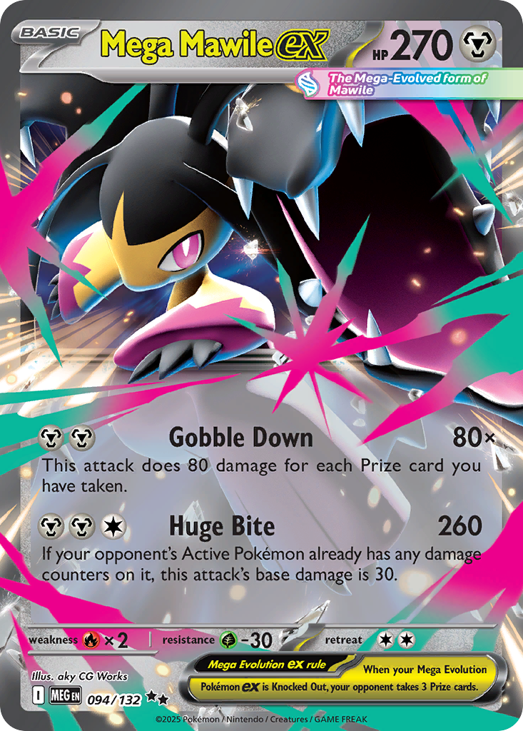 Pokémon 2025 Meg En-Mega Evolution #094 Mega Mawile ex PSA 10