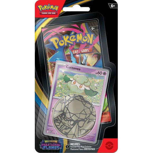 Pokémon Mega Evolution Phantasmal Flames Cottonee Checklane Blister Pack