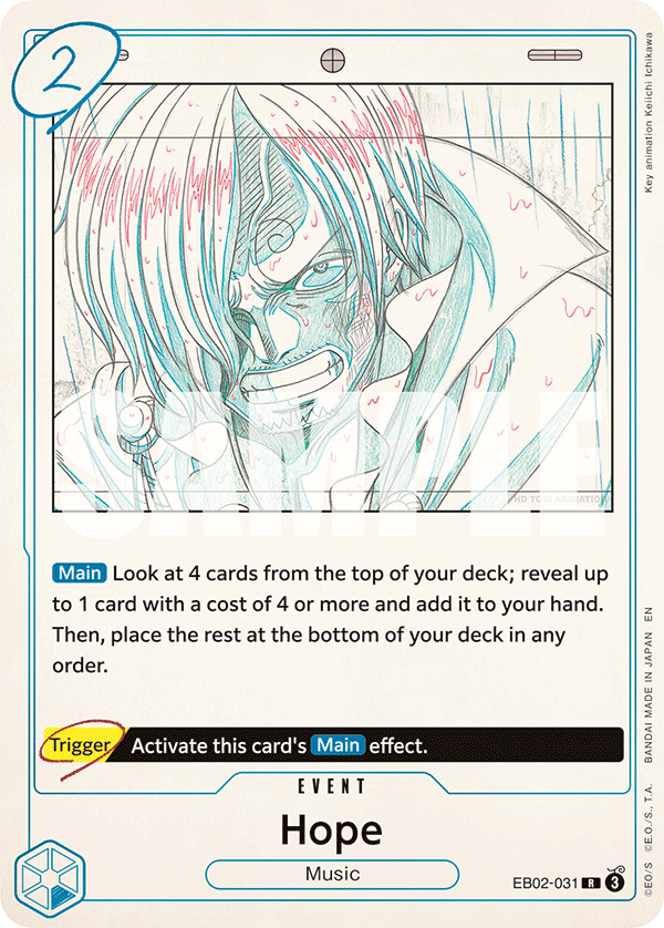 One Piece TCG Hope EB02-031 Extra Booster: Anime 25th Collection Foil PSA 10