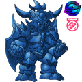 Youtooz Yu-Gi-Oh! Blue Chrome Obelisk the Tormentor Vinyl Figure