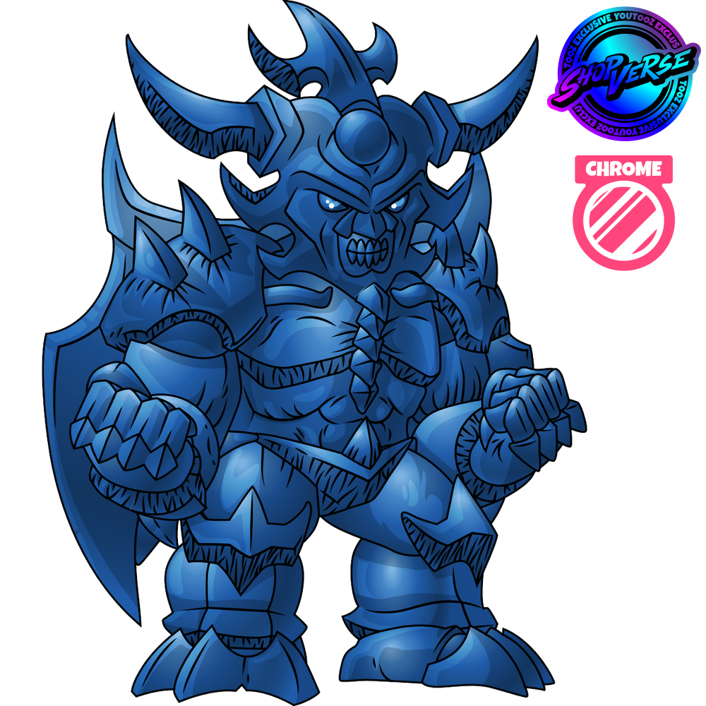 Youtooz Yu-Gi-Oh! Blue Chrome Obelisk the Tormentor Vinyl Figure
