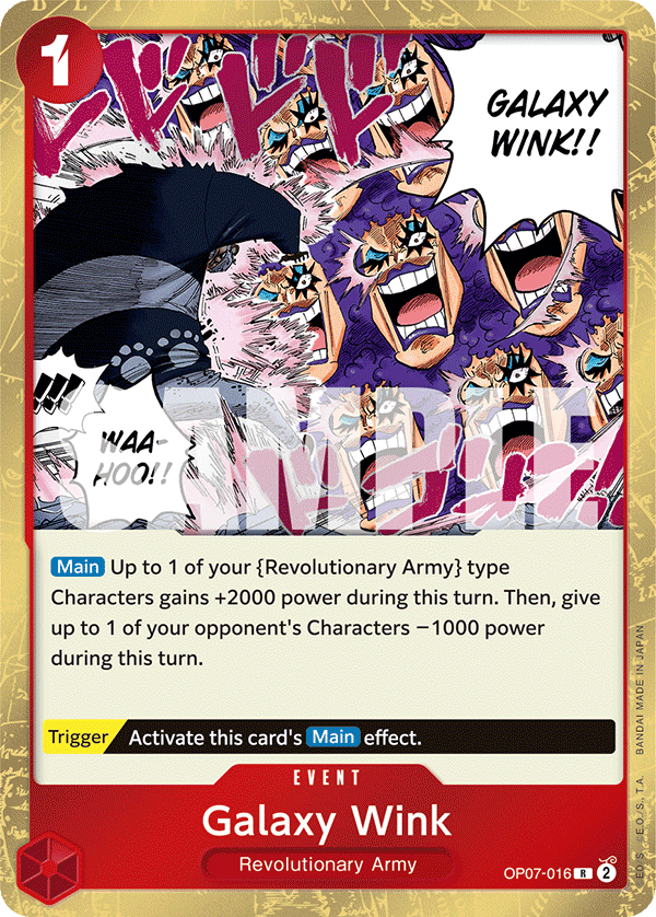 One Piece TCG 500 Years In The Future Galaxy Wink #016 PSA 10