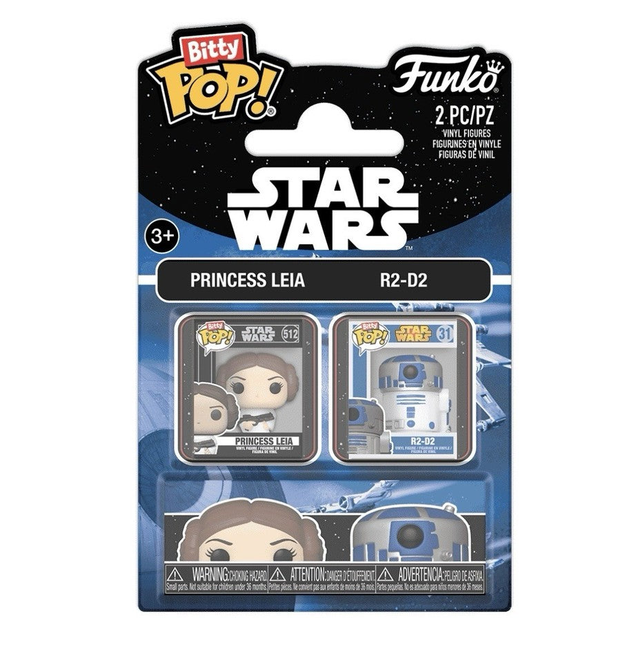 Funko Bitty Pop! Star Wars: Princess Leia & R2-D2 2-Pack