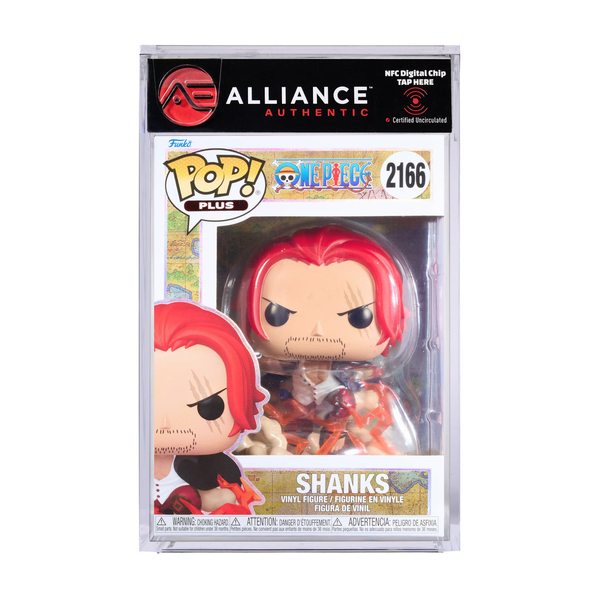 Funko POP! Plus: One Piece - Shanks - Alliance Authentic Encapsulated