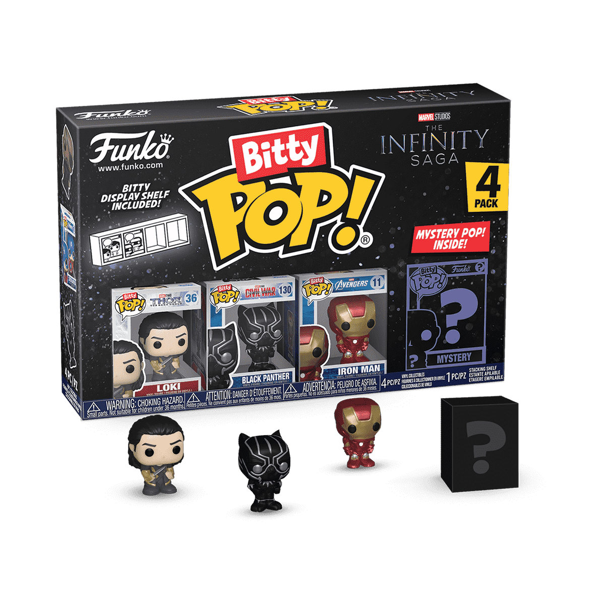 Funko Bitty Pop! Marvel: The Infinity Saga 4-Pack Series 4