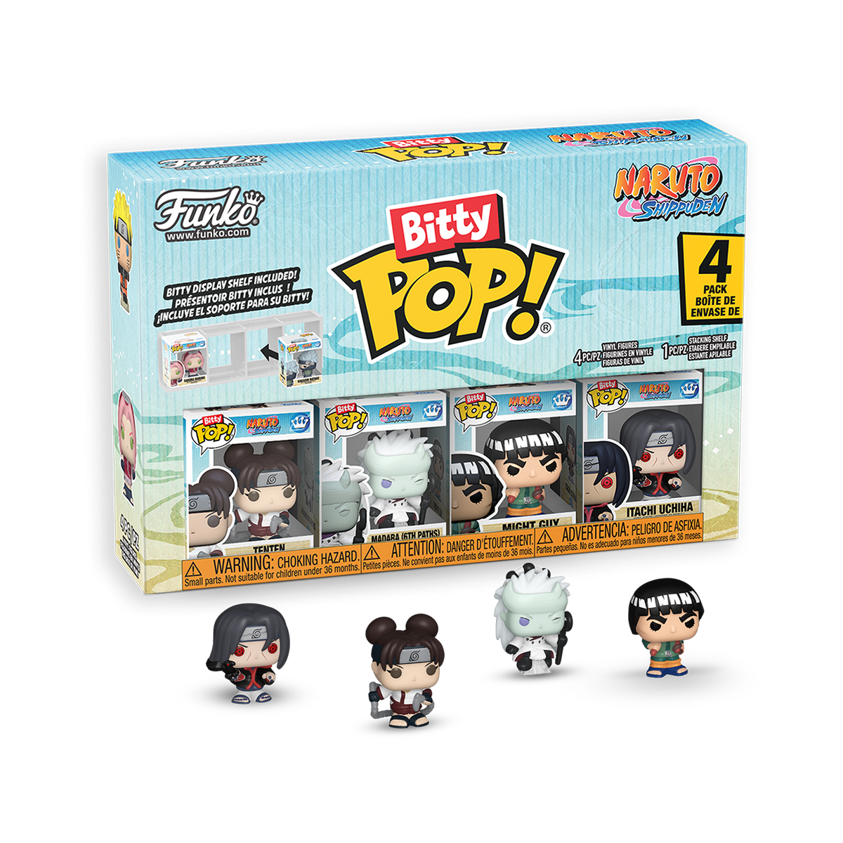 Funko Bitty Pop! - Naruto: Naruto 4-Pack Series 3