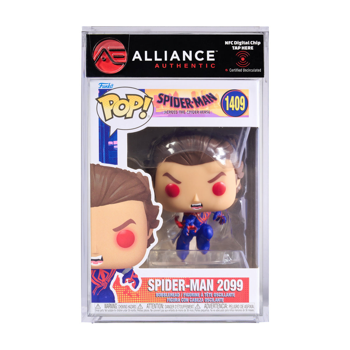 Funko POP! Marvel: Spider-Man: Across the Spider-Verse - Spider-Man 2099 - Alliance Authentic Encapsulated