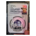 Niue Star Wars R2-D2 Colorized Silver Coin NGC PF69 Ultra Cameo