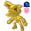 Youtooz Bomb (Gold) Chainsaw Man #14 Wondercon 2026 Chrome (Toy Temple Exclusive)