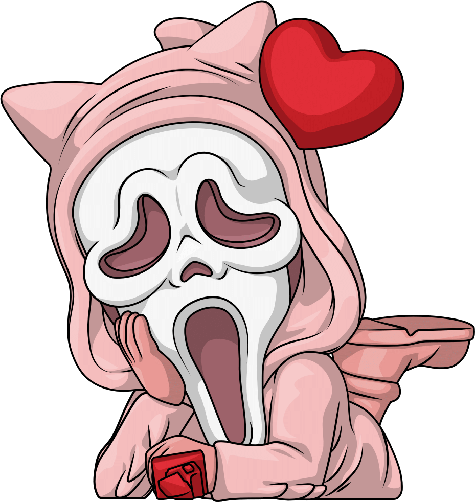 Youtooz Scream - Ghost Face Valentine's