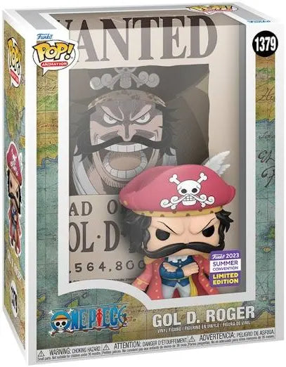 Funko Pop! Wanted Poster With Case: One Piece - Gol D. Roger (SDCC)