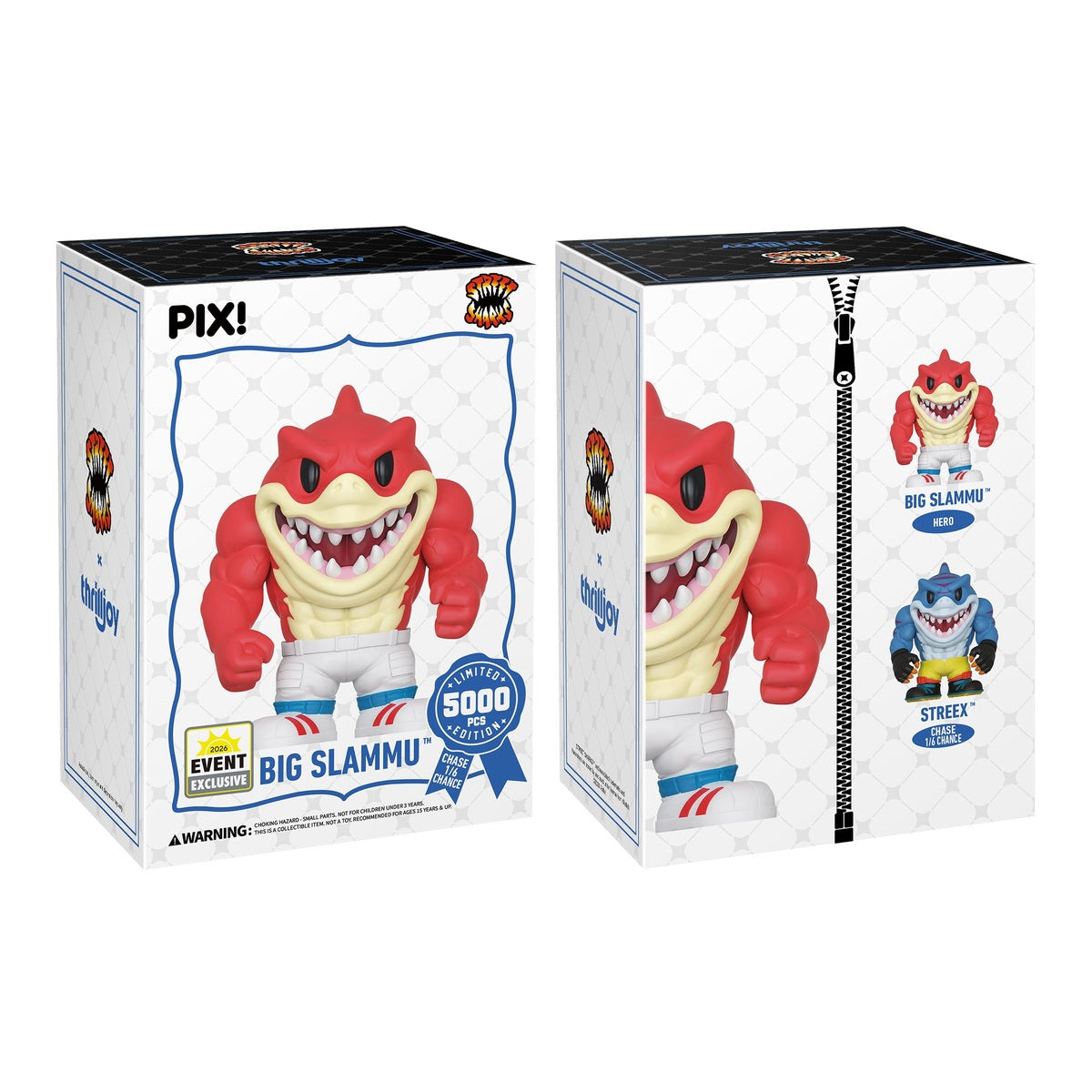 Thrilljoy PIX! Big Slammu Street Sharks LE 5000 (Chance at Chase) 2026 Summer Event Exclusive