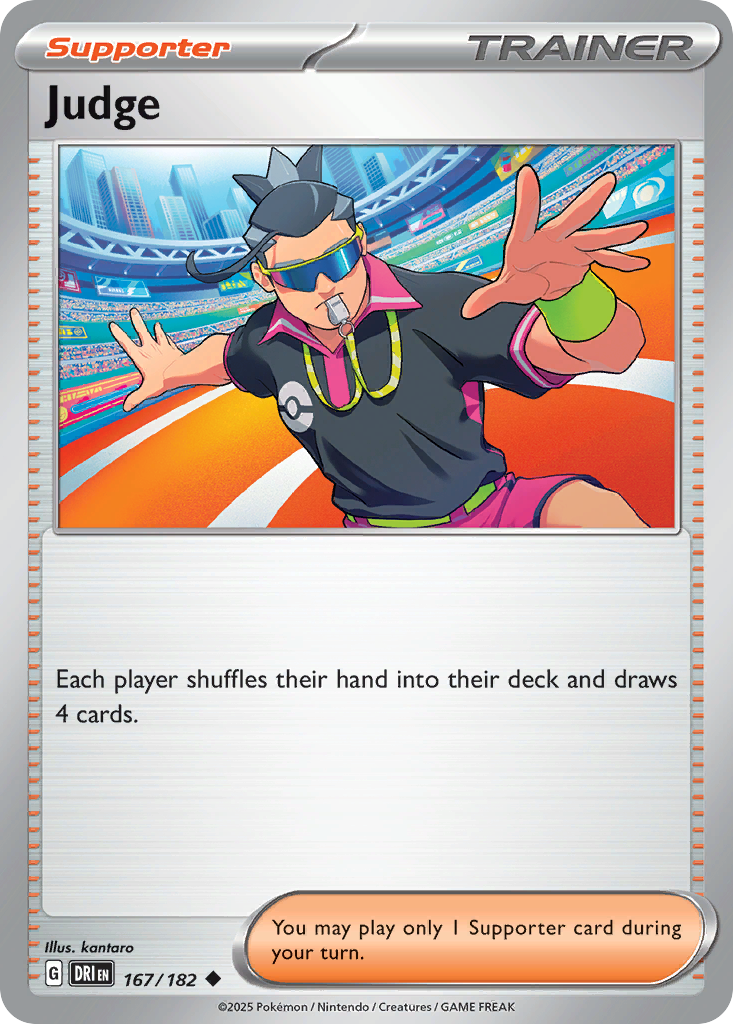 Pokémon 2025 Destined Rivals #222 Judge Ultra PSA 10