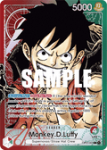One Piece TCG Monkey D. Luffy OP01-003 — Leader Alt Art PSA 10