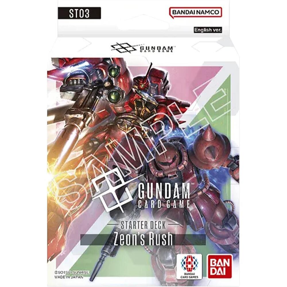 Bandai Gundam Card Game - Starter Deck 03: Zeon's Rush