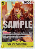 One Piece TCG Capone Gang Bege OP11-101 A Fist Of Divine Speed Foil English PSA 10
