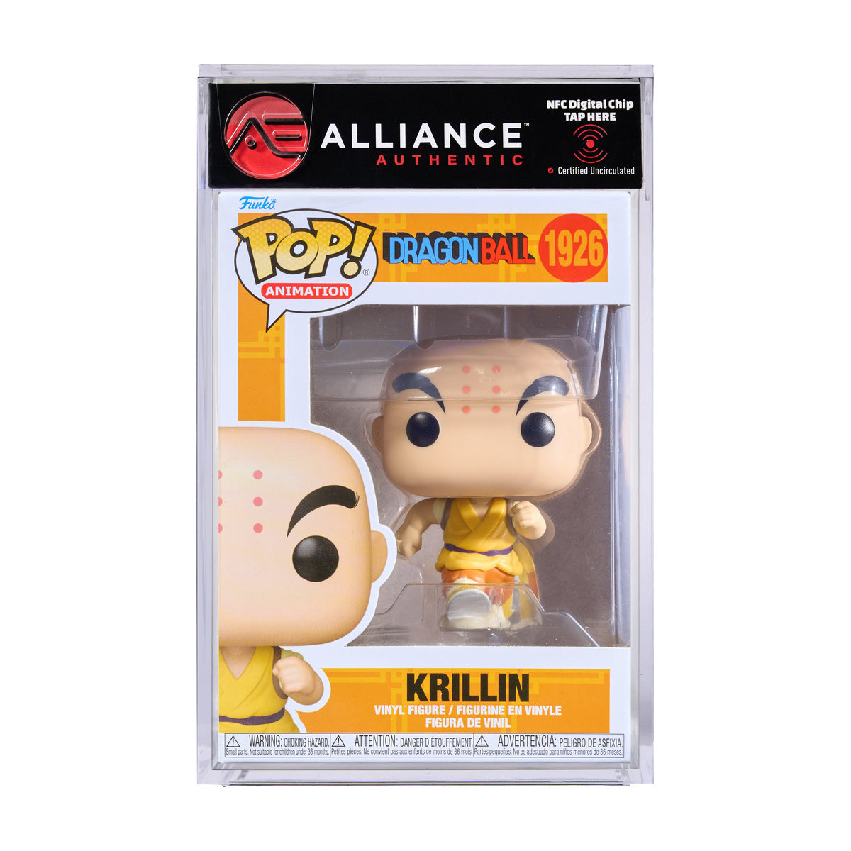 Funko POP! Anime: Dragon Ball - Krillin - Alliance Authentic Encapsulated