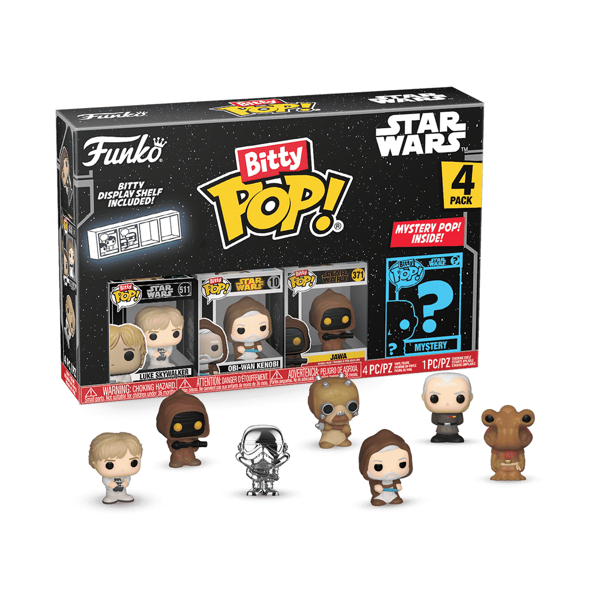 Funko Bitty Pop! Star Wars 4-Pack Series 1 (Chase)