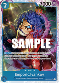 One Piece TCG Emporio IVankov Holo OP02-051 PSA 10