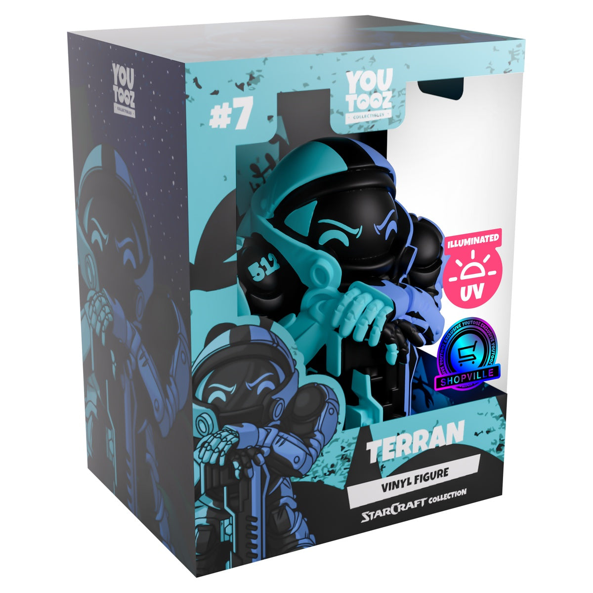 Youtooz x Shopville StarCraft Illuminated Terran Vinyl Figure #7 (LE 500)