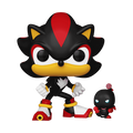 Funko Pop! Shadow With Dark Chao Sonic #1151 Flocked Toy Temple Exclusive