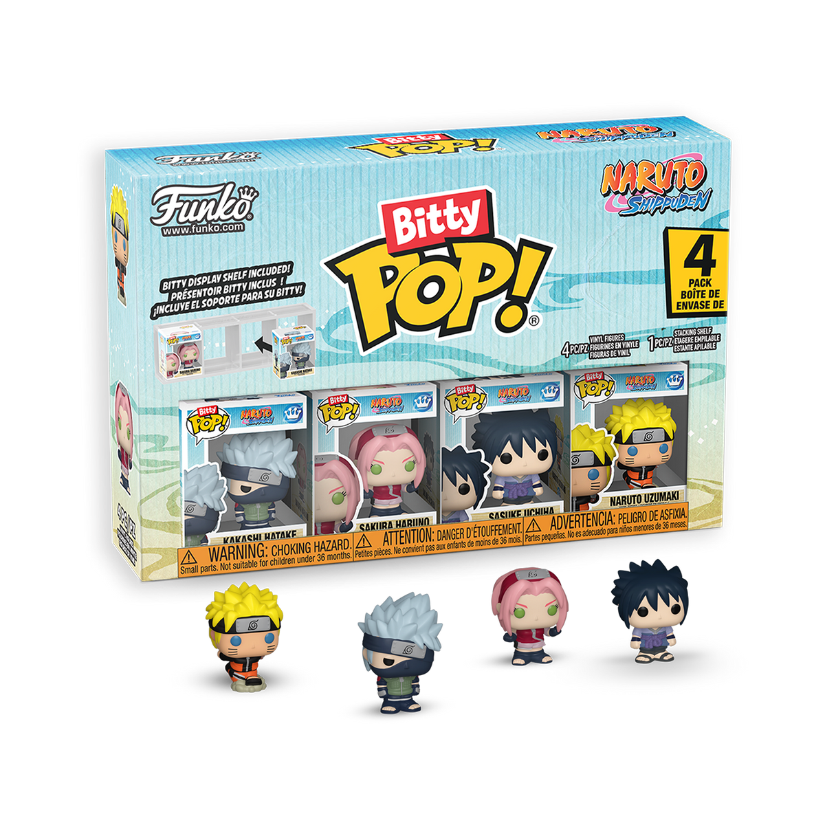 Funko Bitty Pop! - Naruto: Naruto 4-Pack Series 1