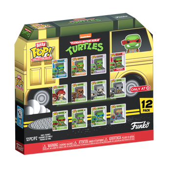 Funko Bitty Pop TMNT 12 Figure Gift Collection