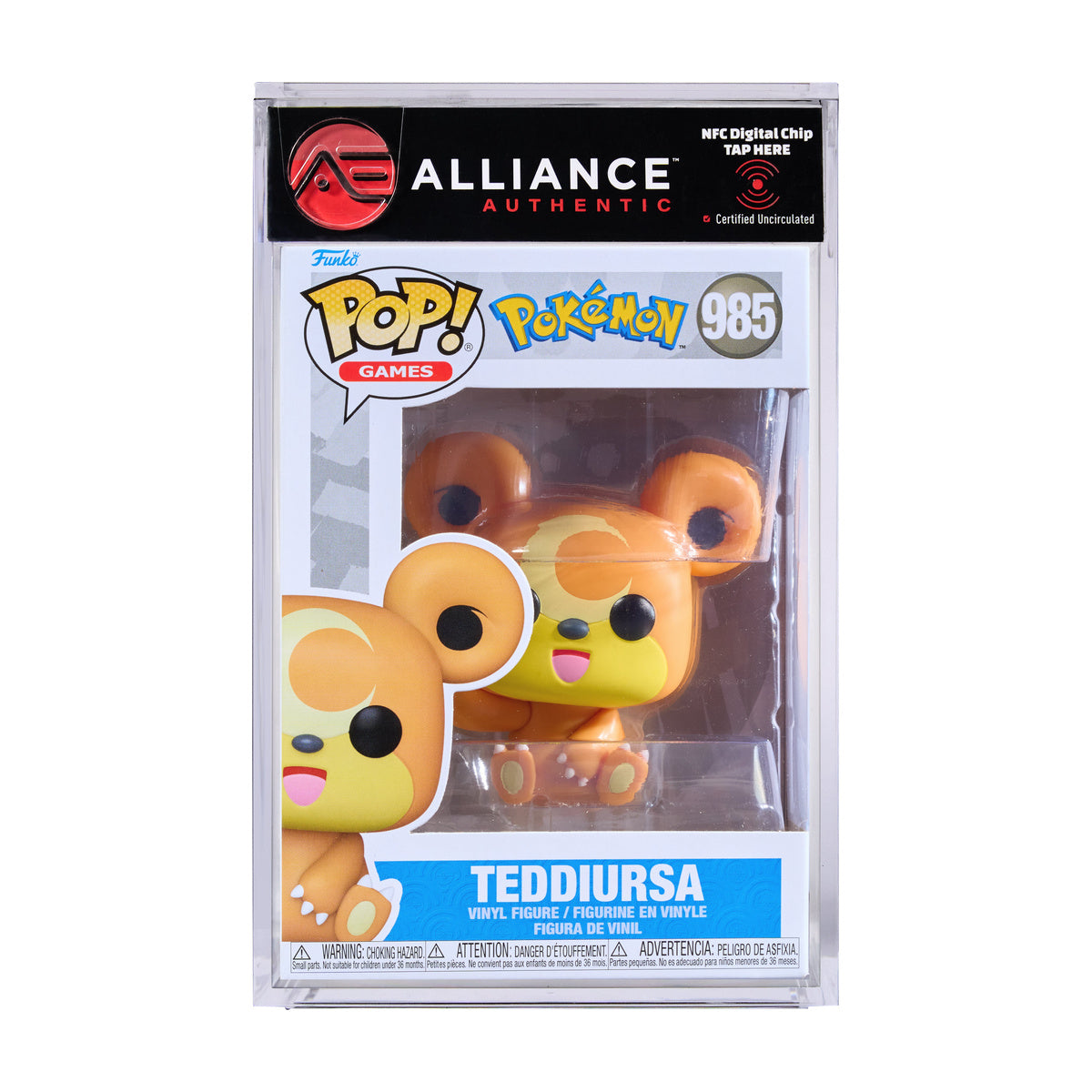 Funko POP! Games: Pokemon - Teddiursa - Alliance Authentic Encapsulated