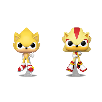 Funko Pop! Games: Sonic The Hedgehog - Super Sonic & Super Shadow 2-Pack (Target Exclusive)