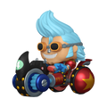 Funko Pop! Rides Deluxe One Piece: Franky With Black Rhino Fr-U 4