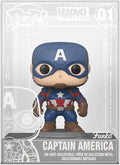 Funko Pop! Die-Cast Marvel Captain America #01 - 2021 Summer Convention LE