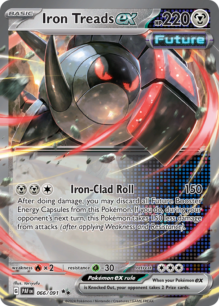 Pokémon Paldean Fates Iron Treads ex #66 PSA 10