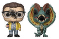 Funko Pop! Movies: Jurassic Park - Dennis Nedry & Dilophosaurus 2-Pack