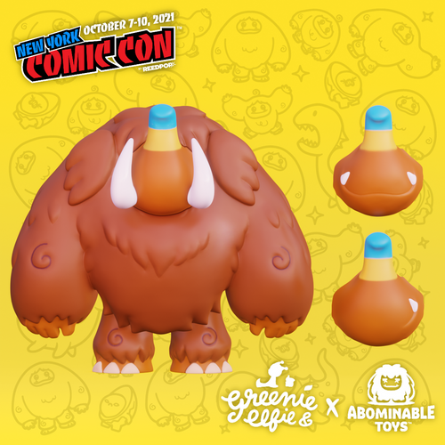 Abominable Toys Chomp X Elfie Brown