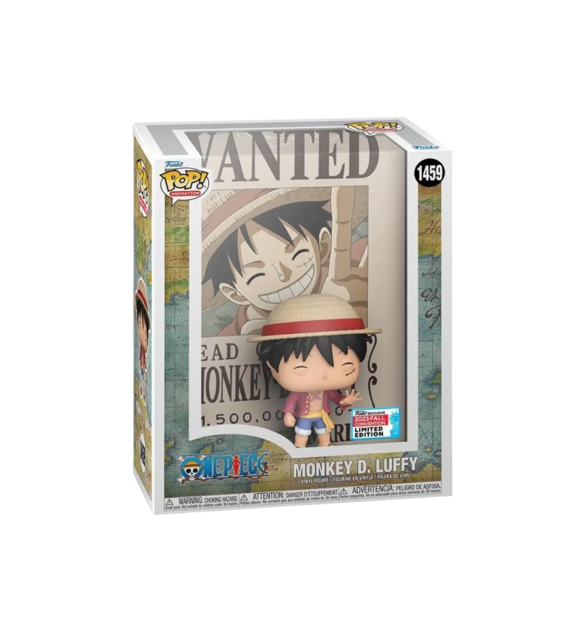 Funko Pop! Wanted Poster: One Piece - Monkey D. Luffy #1459 NYCC Exclusive