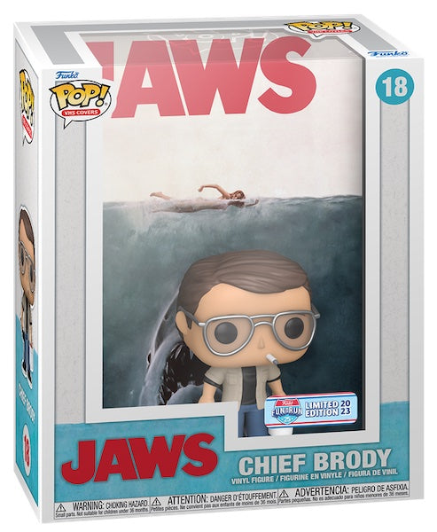 Funko Pop! VHS Cover - Jaws Chief Brody #18