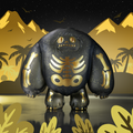Abominable Toys Chomp Gold Skeleton