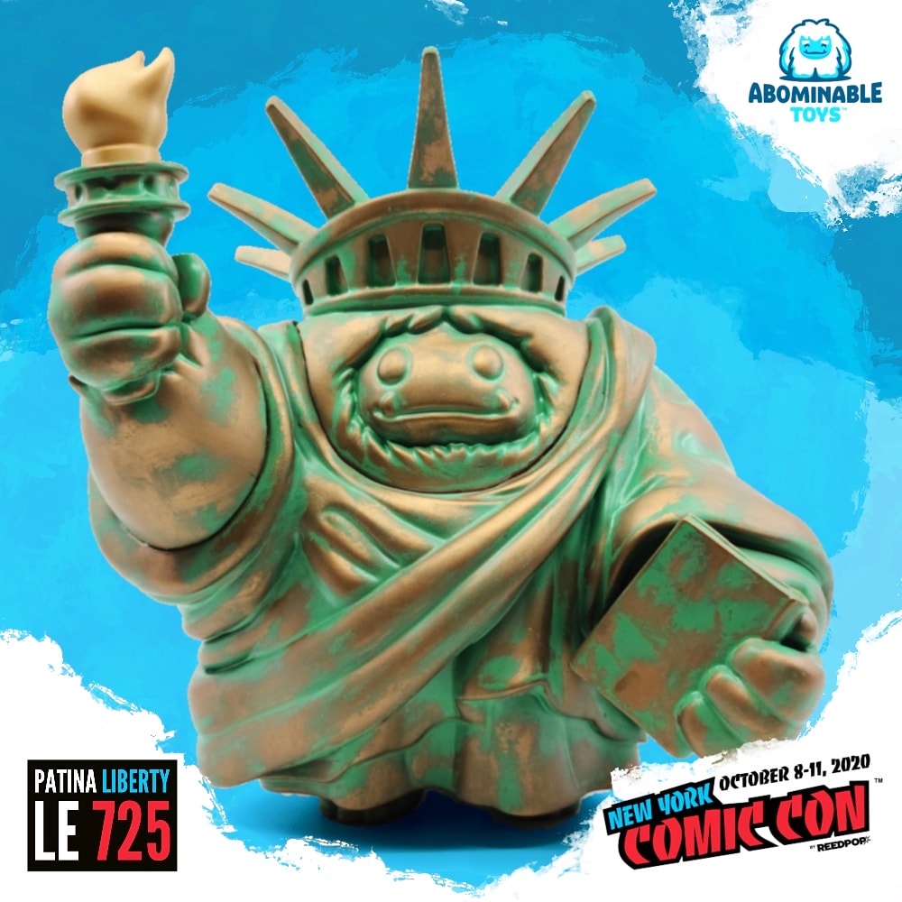 Abominable Toys Chomp NYCC Patina Liberty