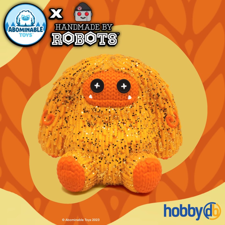 Handmade By Robots X Abominable Toys — Gid Orange Overload Chomp #194