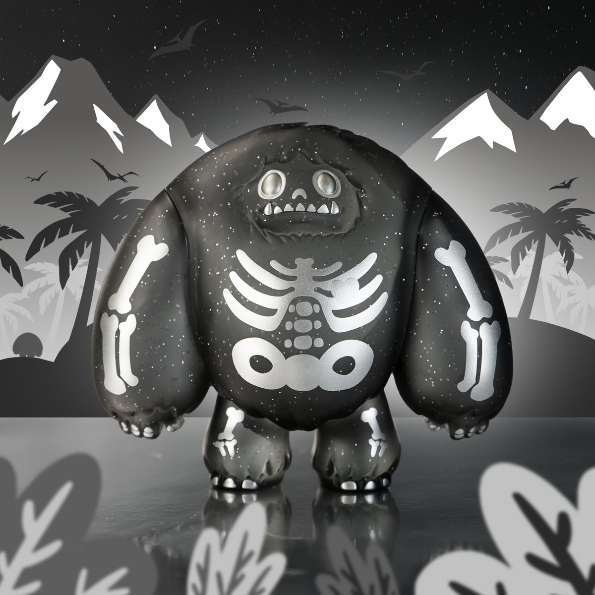 Abominable Toys Chomp Silver Skeleton
