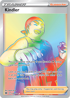 Pokémon Kindler 179/172 SWSH09 Brilliant Stars Secret Rare PSA 10