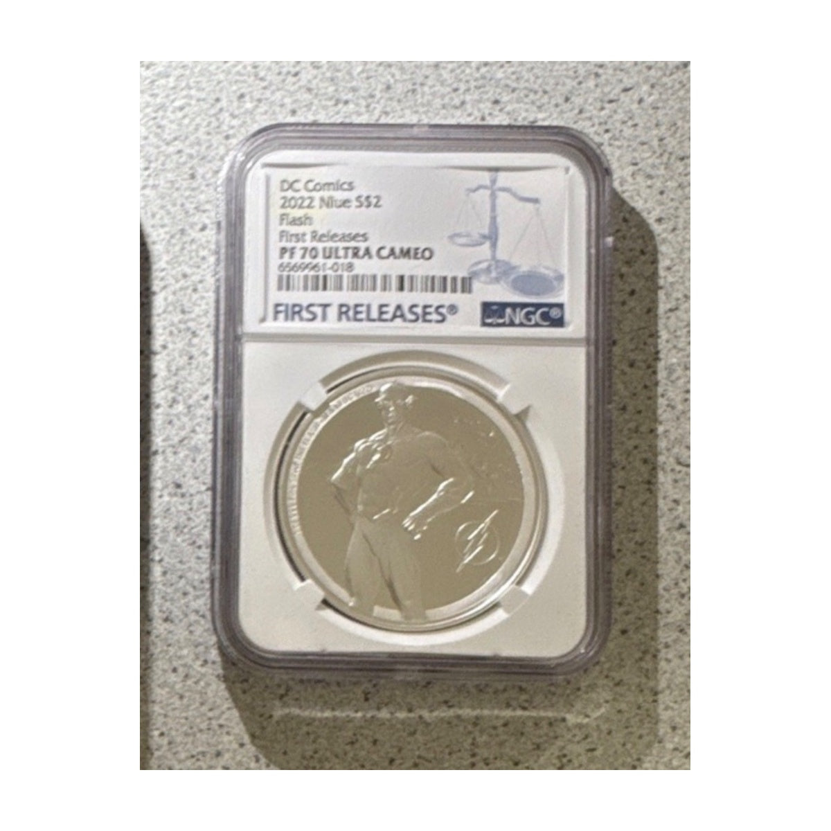 Niue DC Comics The Flash Classic $2 1 oz Silver Coin NGC PF70 UC