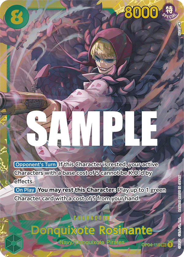 One Piece TCG Don Card (Alternate Art) Kingdoms Of Intrigue PSA 10
