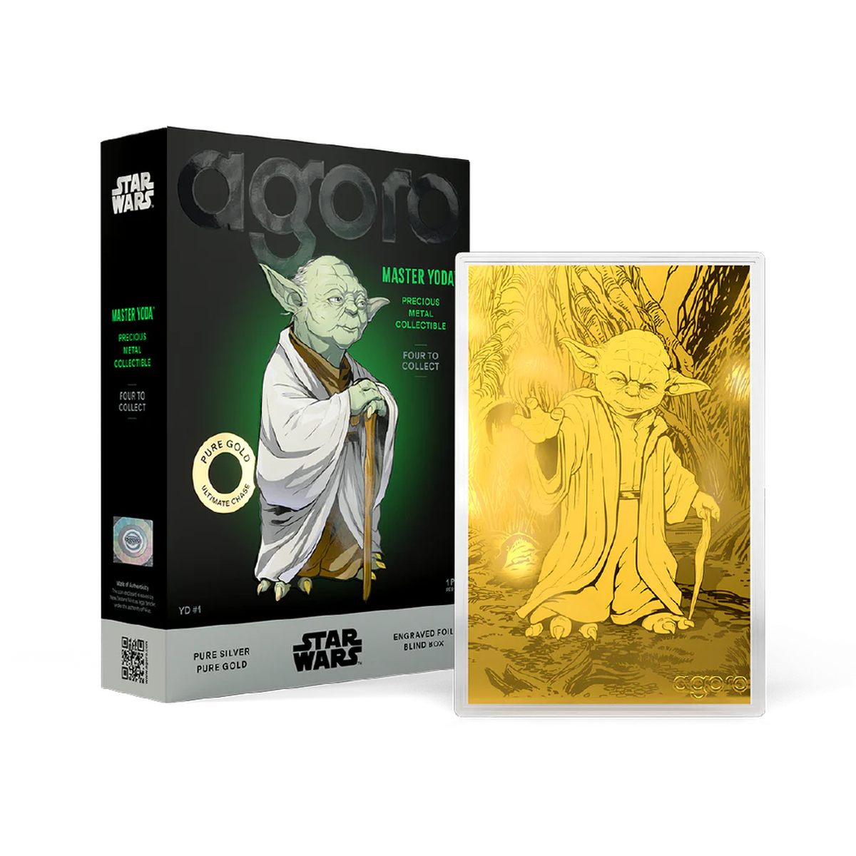 Agoro Star Wars Master Yoda 5g Foil Blind Box